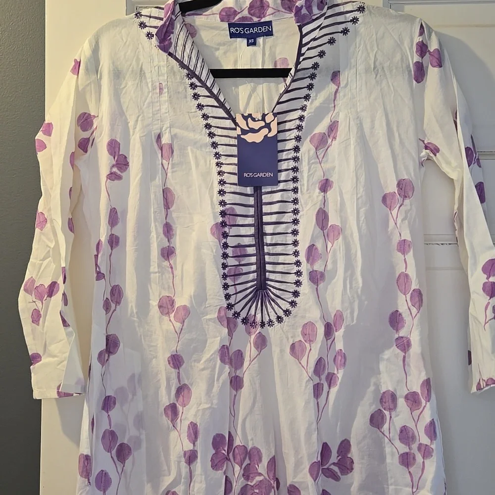 Ro's Garden Maxi Floral Kaftan Dress